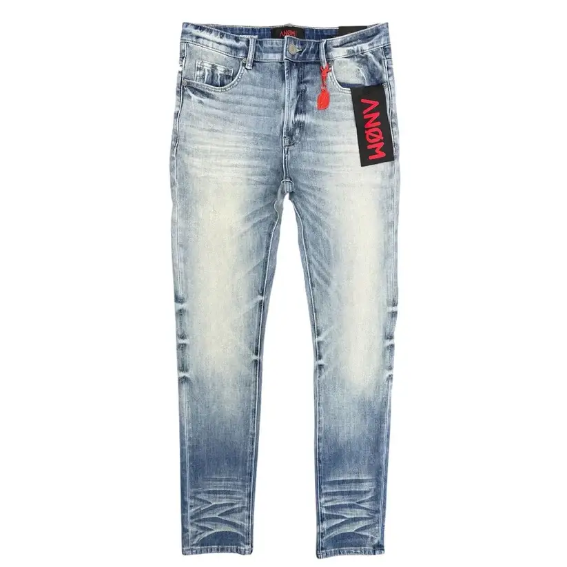 Anom 360 Blue Wash Skinny Jeans (1)