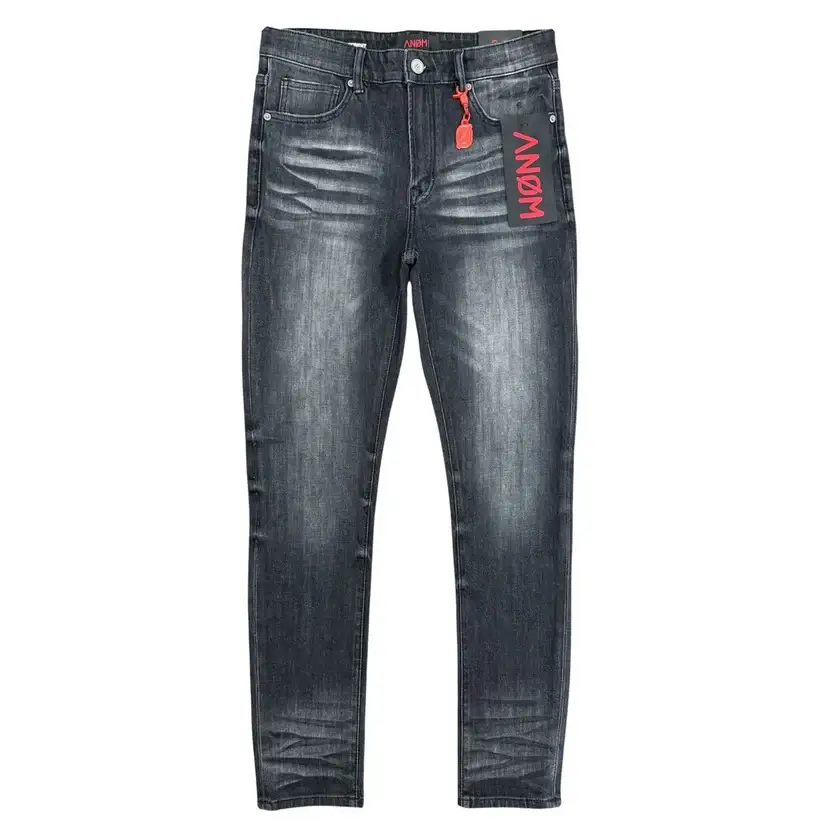 Anom Black Wash Skinny Jeans (2)