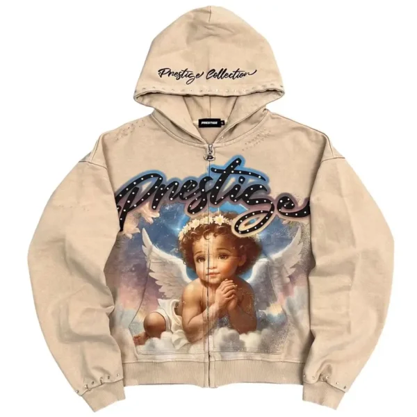 Prestige Angel Hoodie Cream