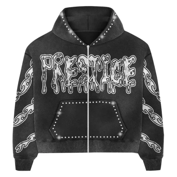 Prestige Drippy Rhinestone Hoodie (1)