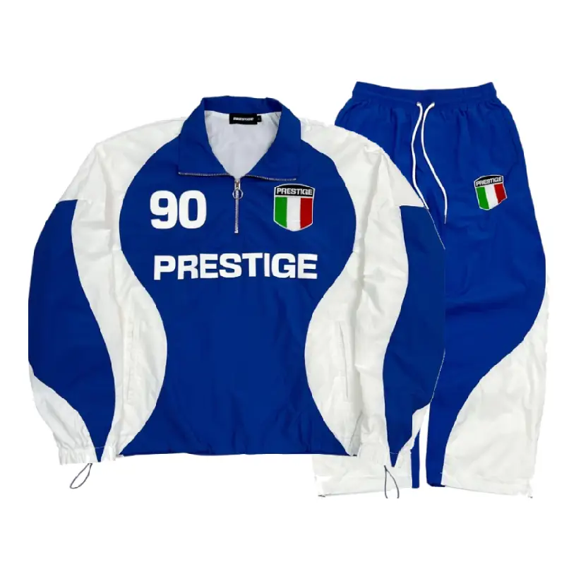 Prestige Italia Nylon Tracksuit Blue (2) Prestige Italia Nylon Tracksuit Blue (2)