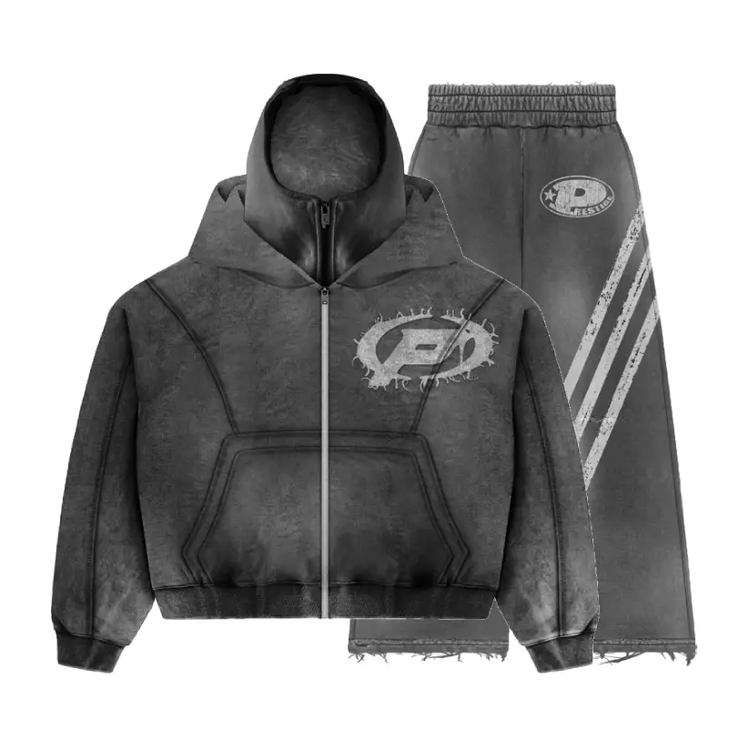 Prestige Ski Mask Tracksuit Grey (2) Prestige Ski Mask Tracksuit Grey (2)