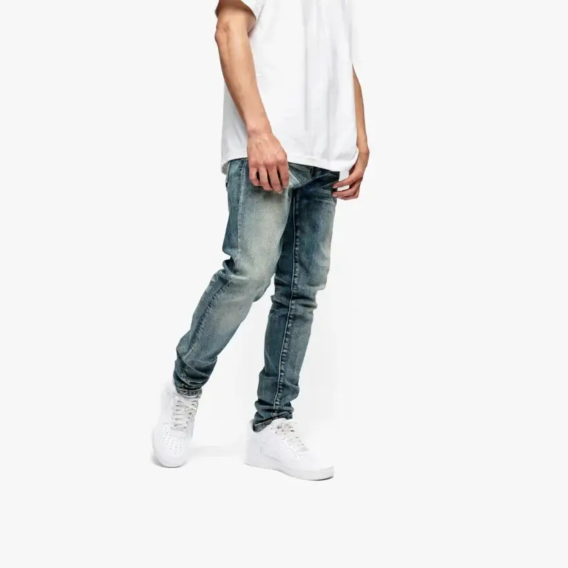 Prestige X Chptrs Skinny Jeans Dark Blue Wash (4)