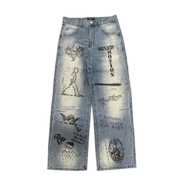 Prestige X Mixed Emotion Canvas Denim Jeans (1)